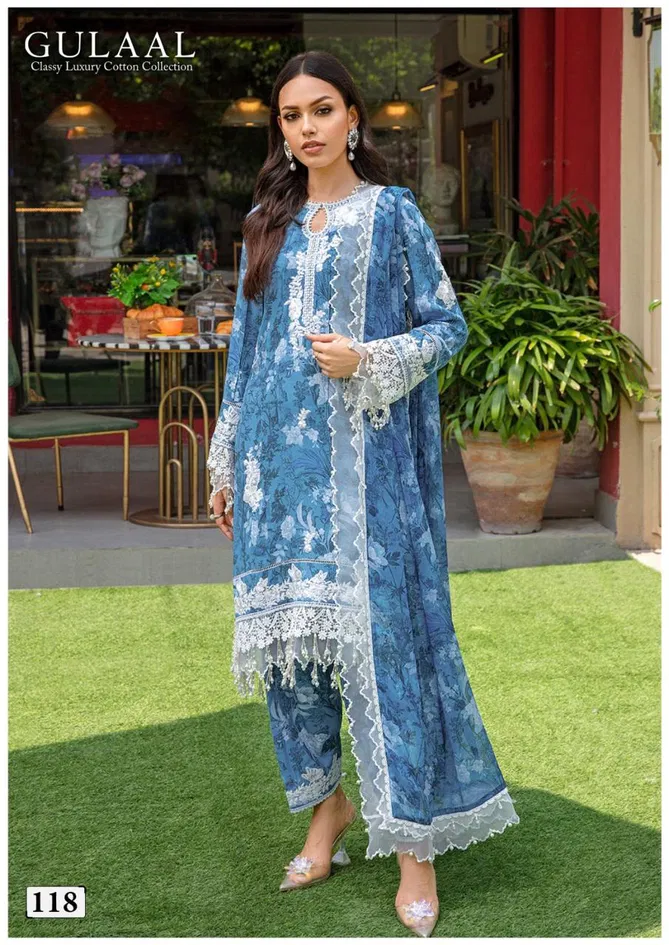 Gulaal Classy Luxury Cotton Collection Vol 12 Pakistani Dress Material Exporters In India